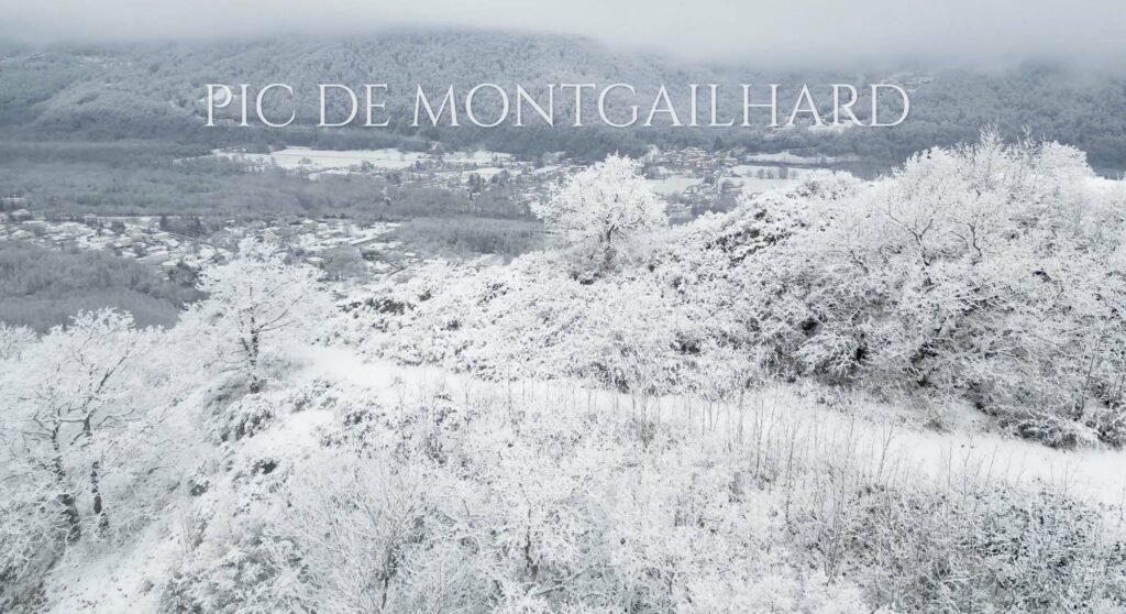 Pic de Montgailhard sous la neige